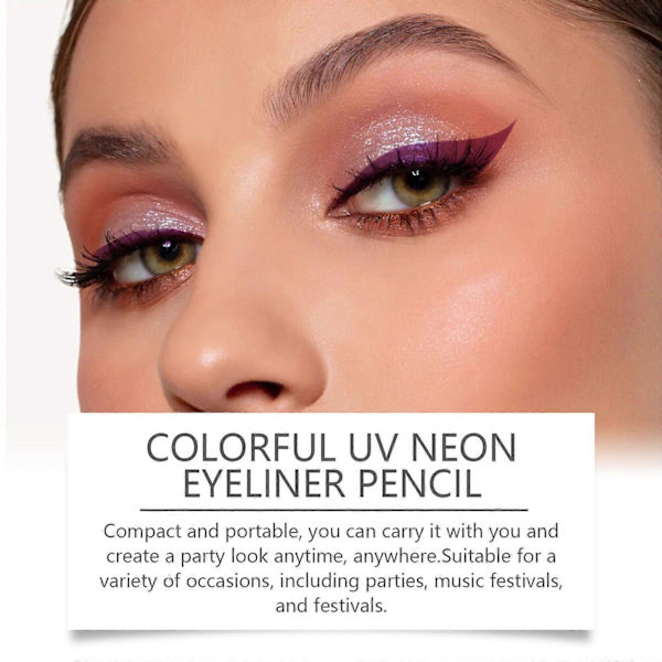 Flytande matt eyeliner-set med 8 färger, vattentät, långvarig, snabbtorkande, slät utan fläckar, färgad flytande eyeliner-penna, pigmenterad eyeliner 1pc
