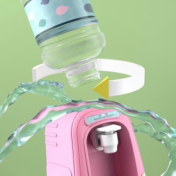 Sjarmerende Mini Vannkjøler Desktop Spillsett Gutter Jenter Bursdagsgave pink