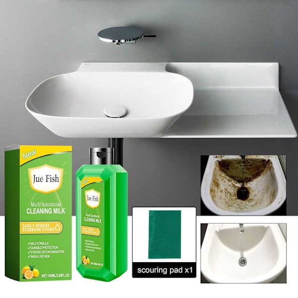 Multifunktionel Rengøringsmælk Multipurpose Cleaner Multioverflade Rengøringsmiddel 100ml