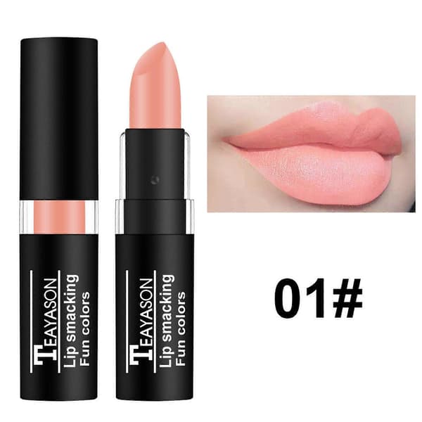 Mørk Læbestift Hvid Nøgen Farve Halloween Kreativ Makeup Retro Læbestift a