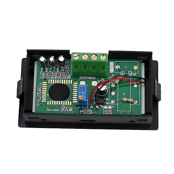 Lcd Dc 100a Digitalt Display Led Panel Amperemeter/ Amp Ampere Meter Med 100a/75mv Shunt Modstand -SZCN