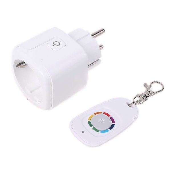 433MHz Trådløs RF Fjernkontroll Hjemmekontor Smart WiFi Strømtimer Sokkeluttak EU-plugg