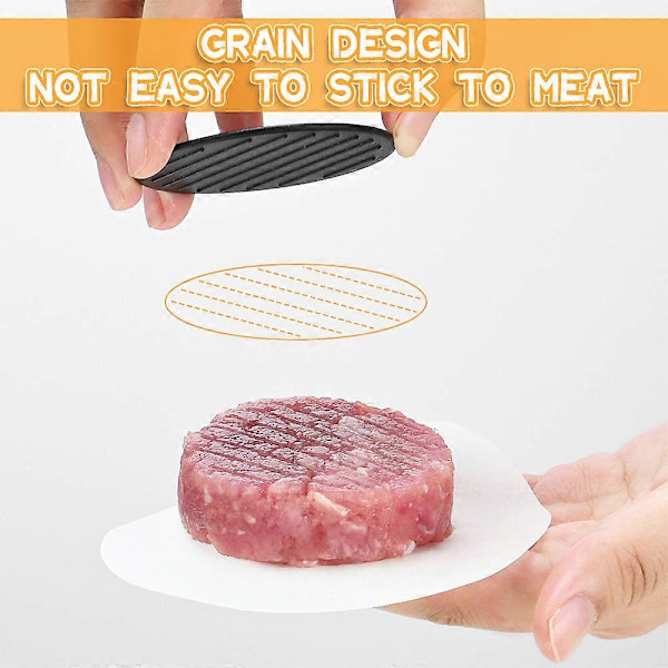 Hamburgerkødspresse Maker Rund Form Non-Stick Fyldte Burgerbøffer Oksekød Grill Pie Presse Form Maker Køkken Tilbehør SMTX