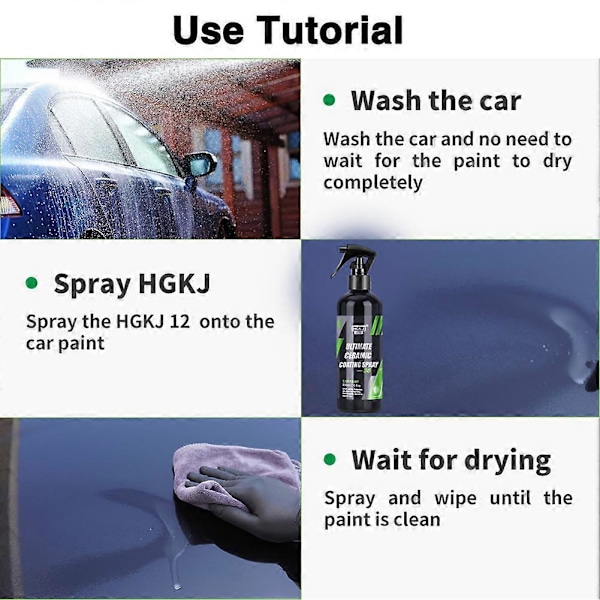 Dækrens til Bil - Langvarig Højglans Dækglans - Bil Dæk Fornyelsesmiddel Rengøringsmiddel Coating Spray 50/100ML 50ml