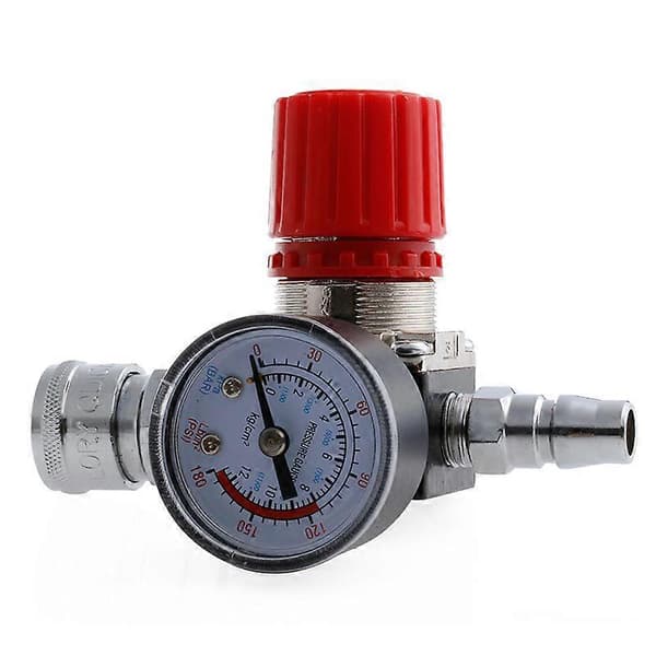 1/4\" Luftkompressor Regulator Trycksensorstyrning 180PSI Säkerhetsventil Mätare