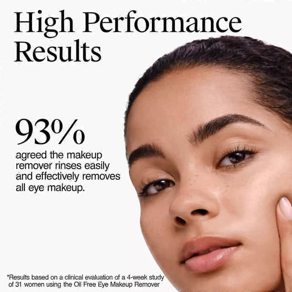 Neutrogena Skånsom Oliefri Øjenmakeupfjerner, Sensitive Øjne, Vandfast Mascara, 163 ml
