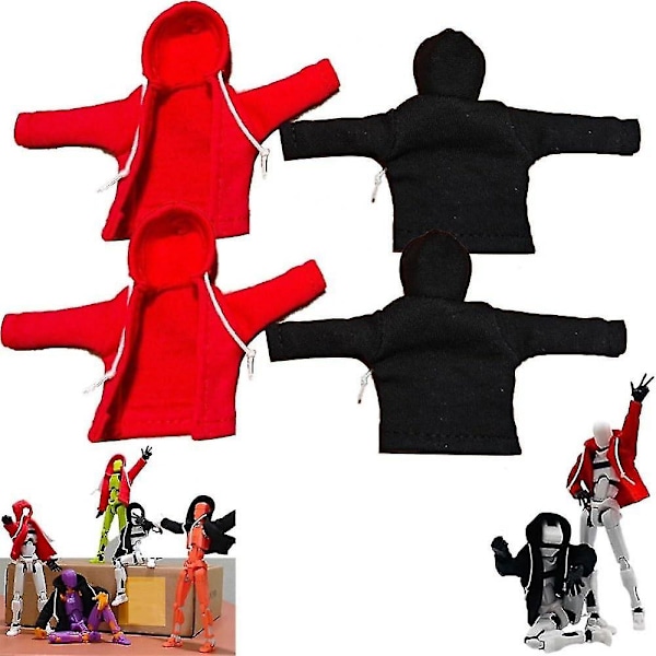 Limited Edition - Hoodie Dummy13 Magnetisk Actionfigur Set, T13 Actionfigur Set, 3d-tryckt Flerledat Poserbar Robot Med Stativ, Cool Desktop Till
