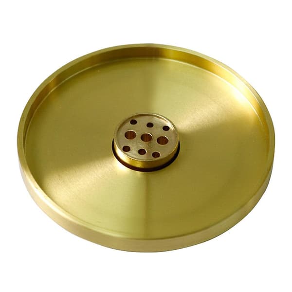 Kobber Røgelsespindholder Skrivebords Meditation Ornament Håndværk style 2