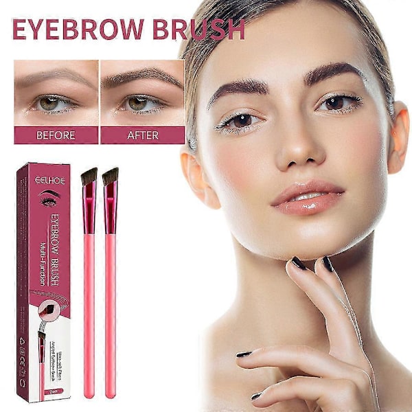 2 st/förpackning Thrush Gadget Ögonbrynsborste Makeup Concealer Makeup Vinklad Ögonbrynsborste