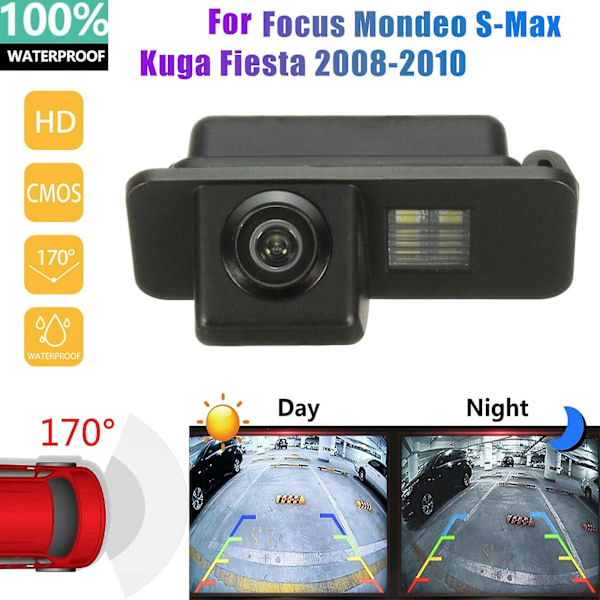 Bagkamera til Focus Mk2 Mondeo Kuga Fiesta 2008-2010 - Bakkamera til parkering - Nattesyn
