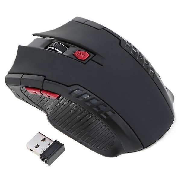 1 Trådløs Mus 1 USB Modtager Sort