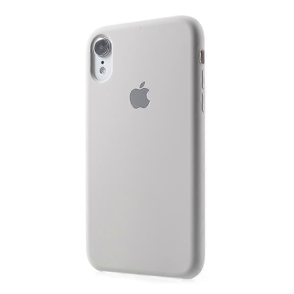 1:1 Skala Silky Solid Silikon Telefonhus til iPhone XR 6,1 tommer style b