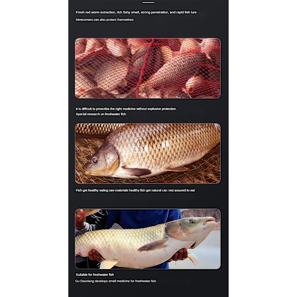 Frisk Vådt Granuleret Fiske Agnsattraktant Høj Protein Fisket Duft Agns Vild Fiske Pit Lazy Man Fiske Lokkedyr Pellets
