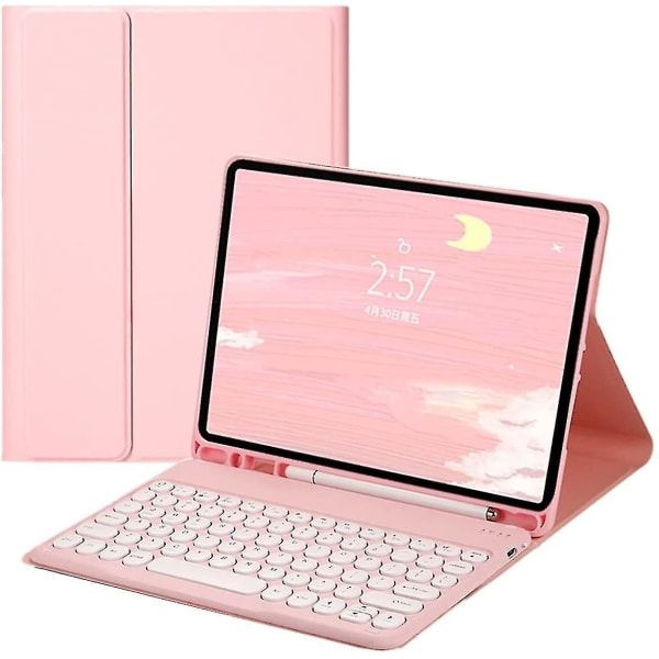 Galaxy Tab S6 Lite 10,4" Tastaturetui Model Sm-p610 Magnetisk Pink