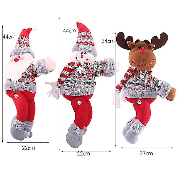 Jouluverhot kiinnikkeet Nuken Solki Ripustus Asettelu Joulu Koti Sisustus christmas snowman