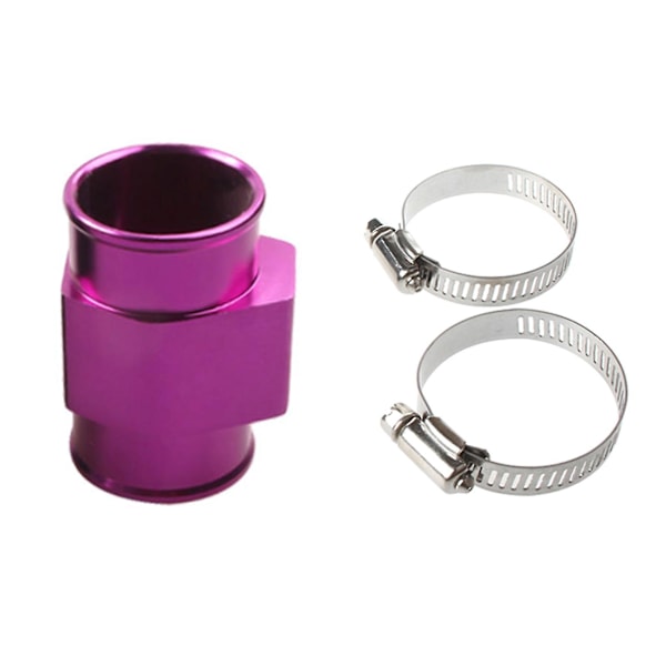 Vattentemperaturmätare Radiator Temperatur Vattentemperatur Gemensam Rörsensor 26-40mm Juni 6.15 purple