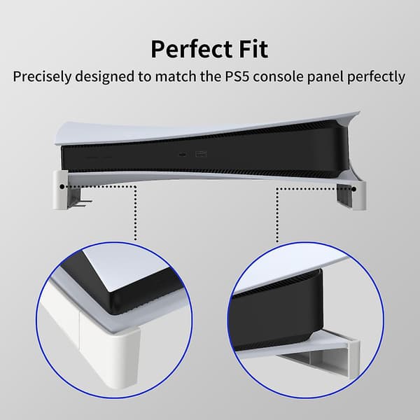 Horisontal Stativ Kompatibelt Med Ps5 Disc & Digital Utgaver, Ps5 Base Stativ, Ps5 Tilbehør