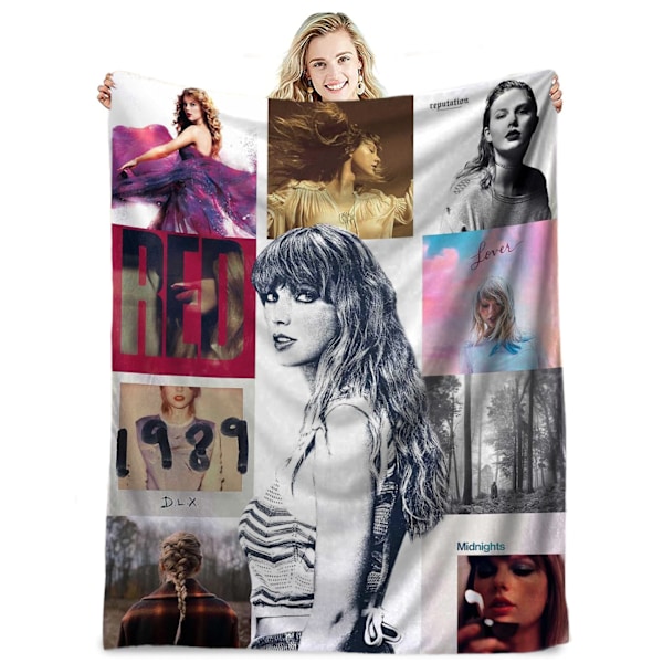 Famous singer flannel blanket Taylor Swift gift blanket air conditioning blanket nap blanket cover blanket celebrity blanket 100*150cm