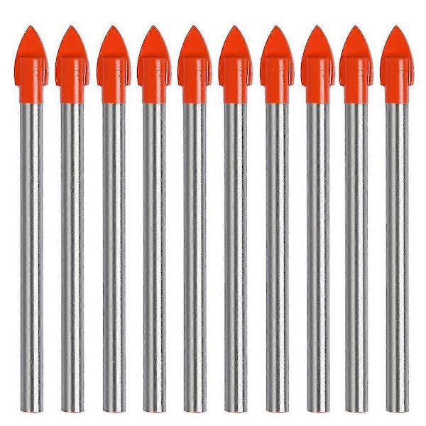 10 stk. Glasbor 6 mm Rund med Skaft