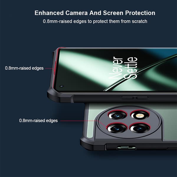 Robust Klar Silikone Cover til OnePlus 12, Blød TPU Bumper Cover med Shockproof Beskyttelse til OnePlus 12