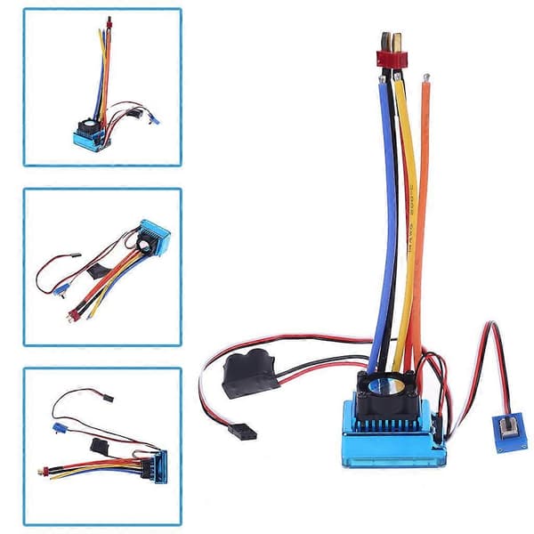 RC Modelbil Plastlavet Brushless ESC til 120A Opgraderingsdele Tilbehør