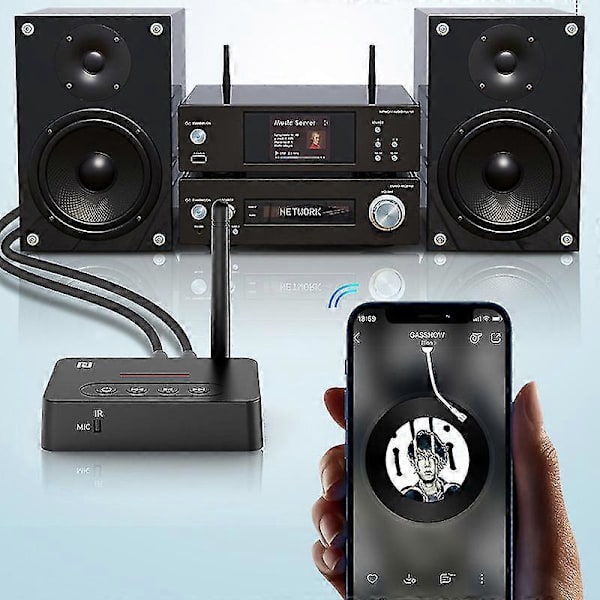 5.1 Bluetooth-mottaker som mottar og sender tre-i-ett Nfc-mottaker til gammeldags lydforsterker USB-konvertering -CNSZ