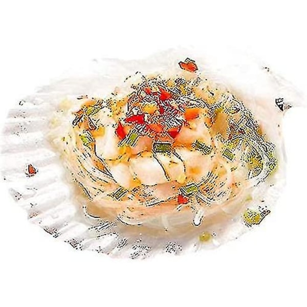 6 stk kamskjell for servering mat og baking store naturlige hvite kamskjell fra sjøstranden for DIY