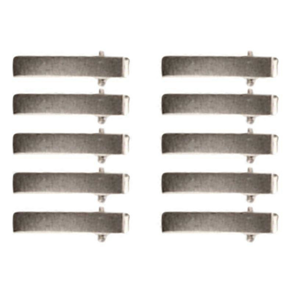 10 kpl/setti Minimalistiset Koreanilaiset Aikuisten ja Lasten Metalliseos Vettä Tippa Hiustenpidikkeet Kiillotetut Sileät Bobby Pins Yksinkertaiset DIY Duckbill Barrettes
