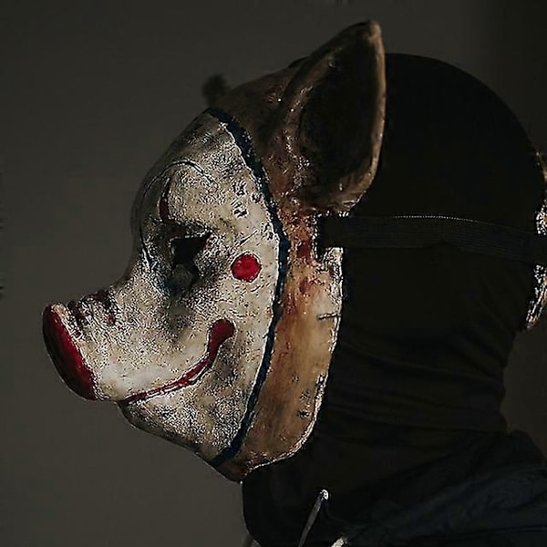 Saha Scary Pig Mask Halloween rekvisiitat Aikuisille Miehille Naisille Hauska Pelottava Puku Halloween Karnevaali Mardi Gras Helppo Halloween Puvut -CHNSZ