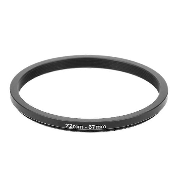 72mm til 67mm Metal Step Down Ringe Objektivadapter Filter Kamera Tilbehør Ny