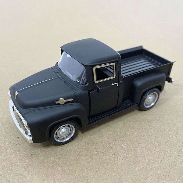 Seostettu Pickup-kuorma-auton malli Kaksi-ovinen maastoauto Näyttömallikokoelma Auto black