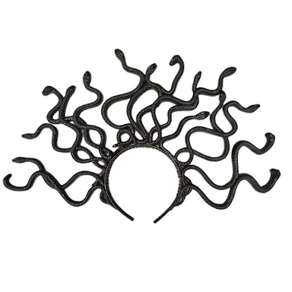 Medusa-käärmepuku - Panta Medusa - Päähine - Pukeutumispäähine karnevaaliin, Mardi Grasiin, naamiaisiin, Qkf -GSL large golden medhad