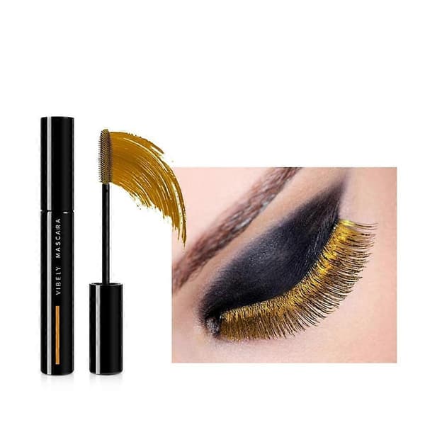 Färgglad Mascara, Volymgivande, Förlängande & Långvarig 03 # Bright Yellow One size