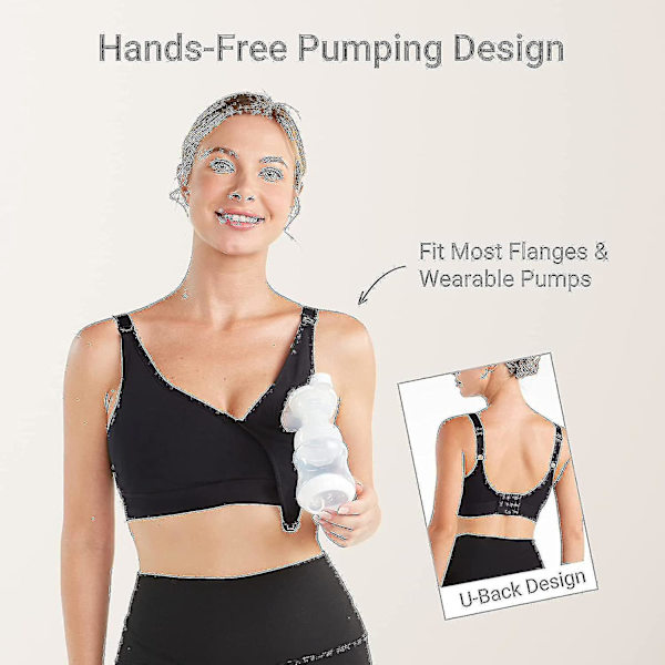 Håndfri pumping BH Komfortabel brystpumpe BH Justerbar amme BH For pumping CNSZ