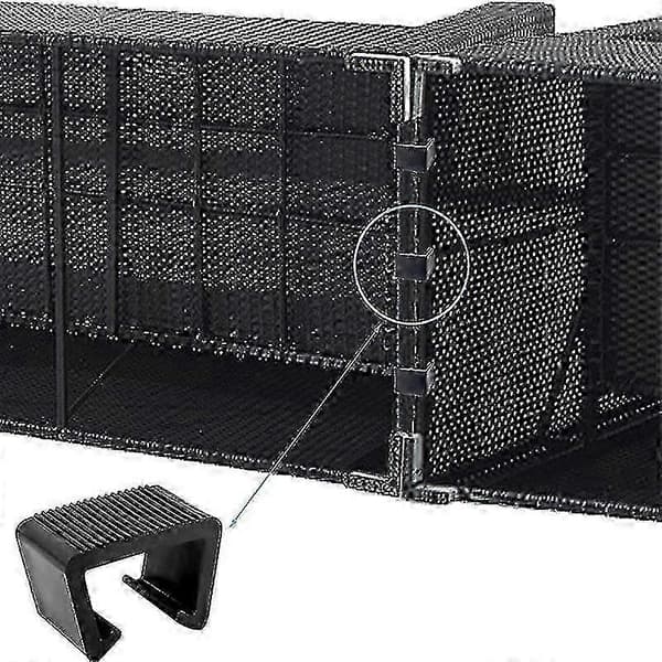 Rattan møbelklips Multipurpose Wicker Sofa Connector Feste Feste Utendørs -DGJR