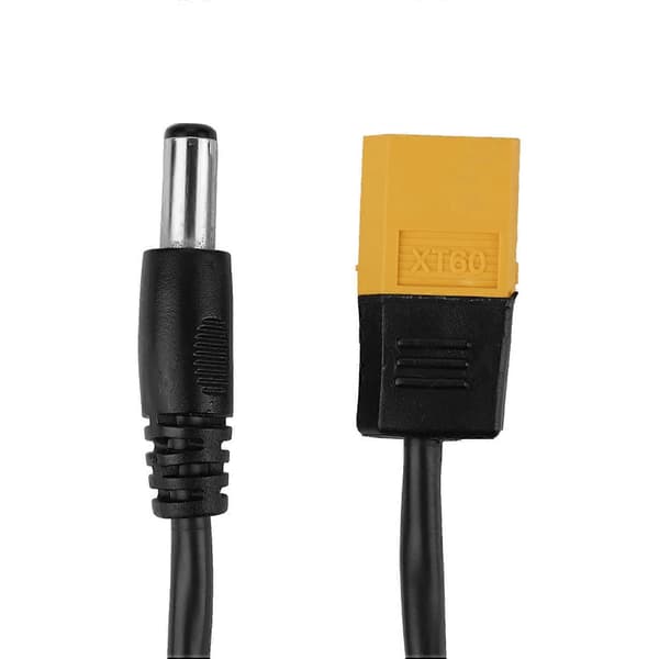 XT60 Han-kontakt till Han DC 5,5 x 2,5 mm DC5525 Strömkabel