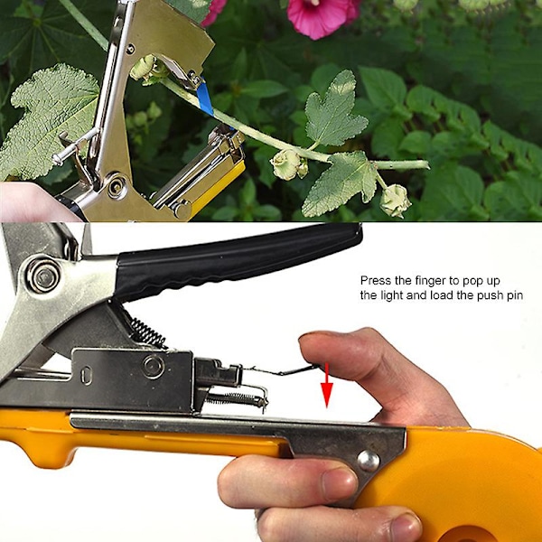 Ny Högkvalitativ Växtgren Handbindningsband Bindningsmaskin Blommor Grönsaker Trädgårdstejpverktyg