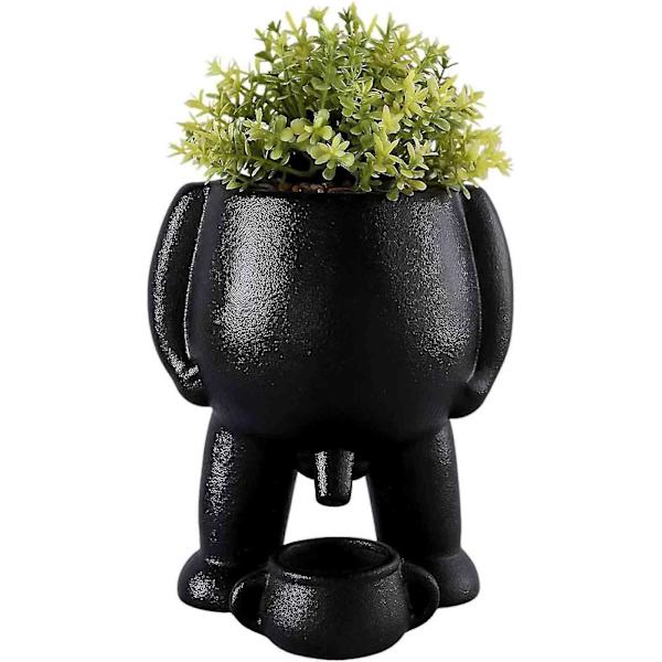 Piss Pot Planter, Piss Pot til planter, Tissepotte, Blomsterpot Sjov Vase Hjem -gsl -JRZD white without plant
