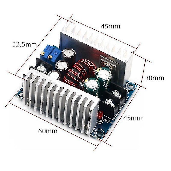 300w 20a DC-DC Justerbar Stegkonvertermodul Konstant Strömspänningsregulator Strömförsörjningsdrivrutin -n2613 ZD A