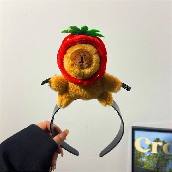 Björnhårband Plush Leksak Huvudband Hårclips Hög Huvud Topp Hårclips Flye2527 d