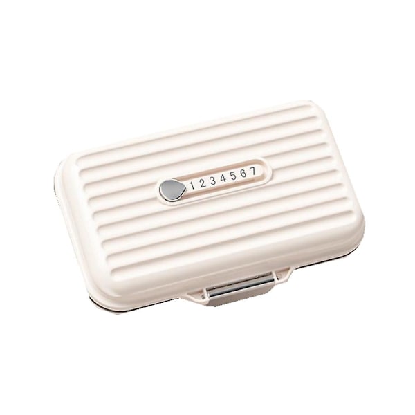 Mini Kannettava Pill Box, 2024 Uusi 7 Lokeroa Päivittäinen Lääke Pill Organizer white m