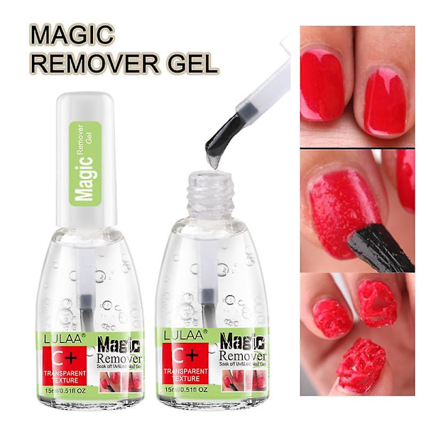 15ml Neglelakkfjerner Lim Semi Permanent Fjerner Lakk Verktøy Burst Gel Lim