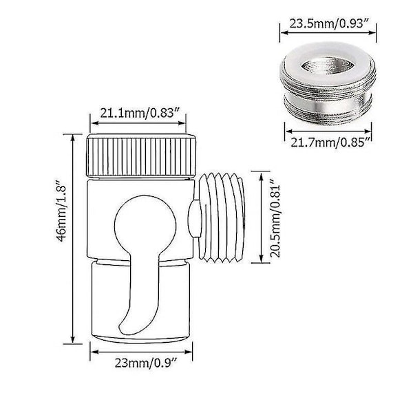 09 Typ Svarv 20mm Axelhål Digital Positionsindikator - Aespa
