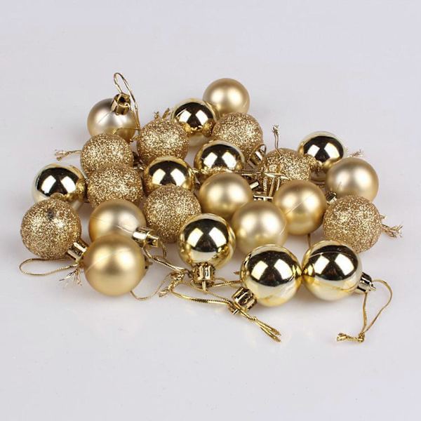 Julepynt 3cm Juletre L Kule Henge Hjem Fest Ornament Dekor r
