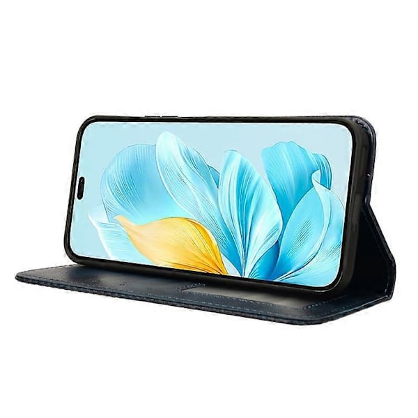 Kompatibelt Plånboksfodral i Läder för Honor 200 Lite med Ställ, Grossist Telefonfodral blue