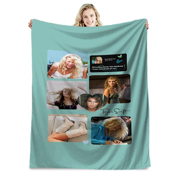 Berømt sanger flanneldækken Taylor Swift gave tæppe aircondition tæppe lur tæppe cover tæppe berømthed tæppe 130*150cm