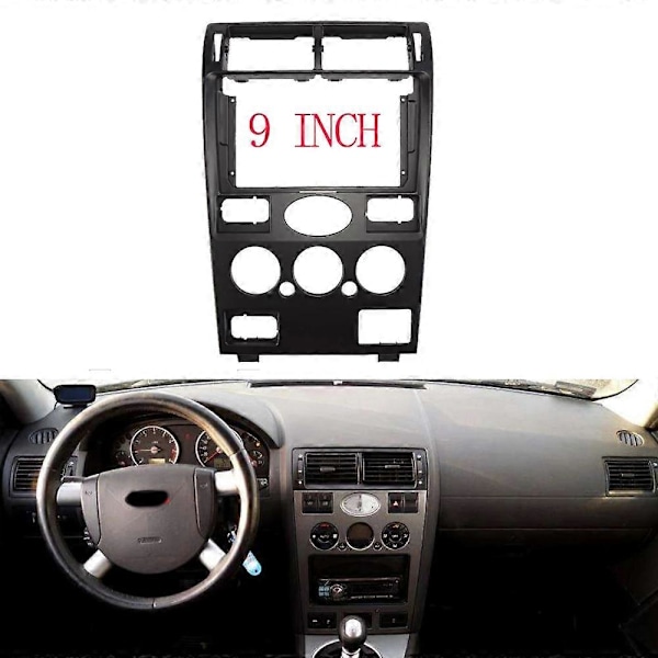 9 tuuman Fascia auton audio kehys autoradion fascia, GPS-navigointi fascia paneeli MONDEO SEDAN 2000-2003