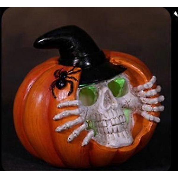 Halloween Dekoration Halloween Kranie Harpiks Ornament Ferie Kammer Gyser Græskar Spøgelse Kranie Dekoration