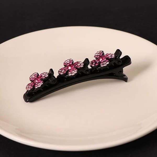 Hårnål med Rhinestone for Pannelugg, Løse Hår og Sideklipp