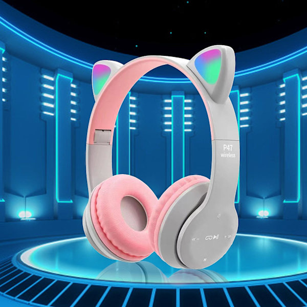 Hovedetøj Clearance Headset Øre Bluetooth Headset Lysende Øre Trådløst Headset Stikkablet